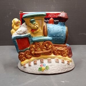 Vintage 1988 Artmark Toyland Exspress Musical Train Music Box Ceramic